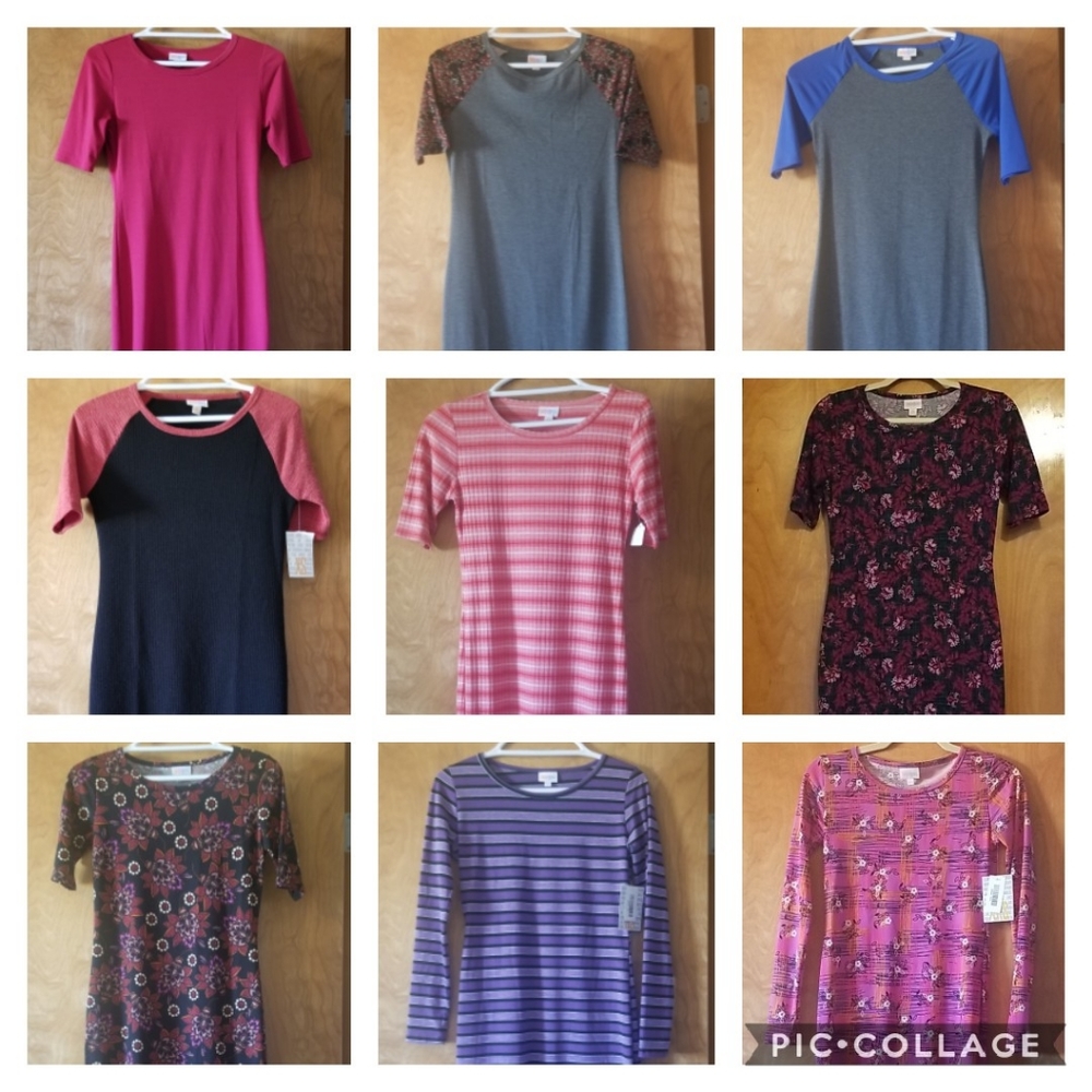 *sold*LulaRoe Dress Lot (9 Dresses) Julia & Debbie